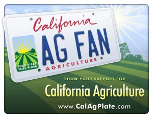 California Ag License Plate