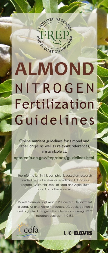 almond nitrogen fertilization guidelines