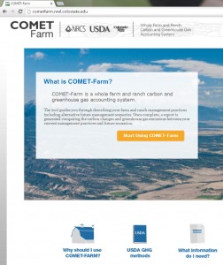 Comet Farm Home Page Website