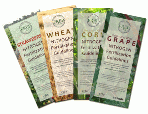 FREP Brochures about Strawberries, Wheat, Corn and Grapes