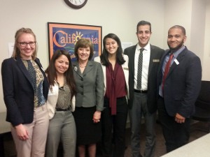 secretary Ross with members of Coro leadership group