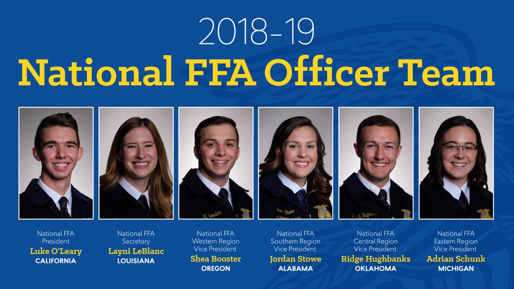 2018-19 National FFA Office Team