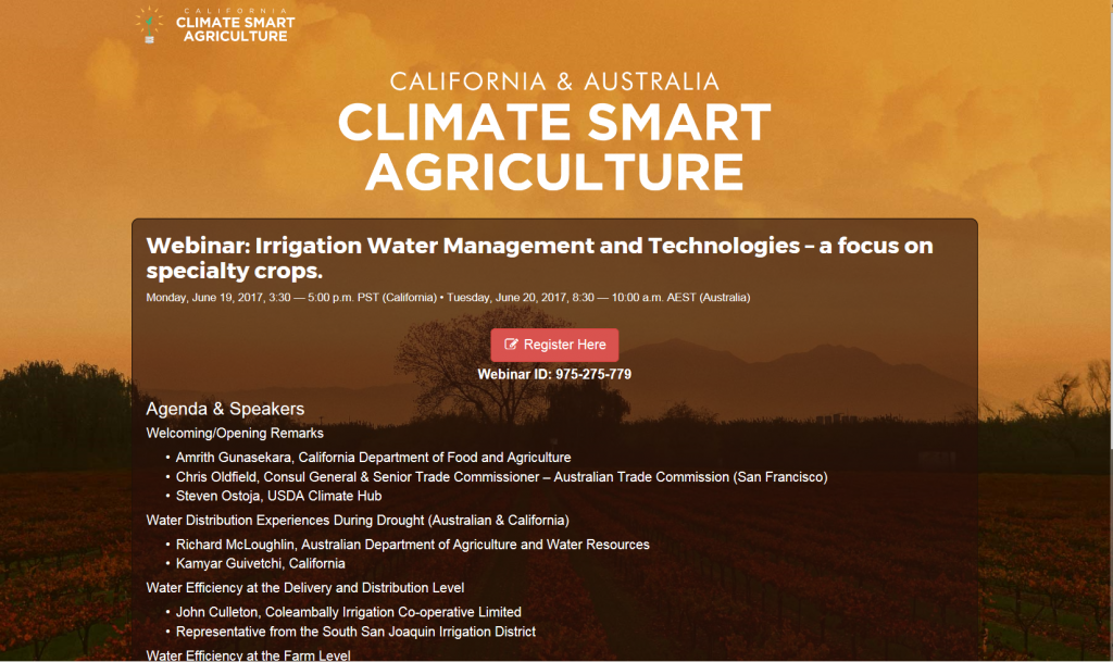 Climate Smart Agriculture website