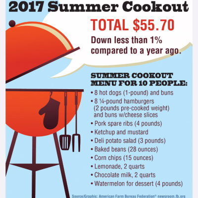 2017 Summer Cookout flier