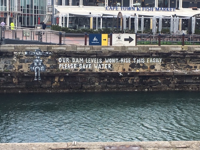 Water levels and a conservation reminder in Cape Town. 