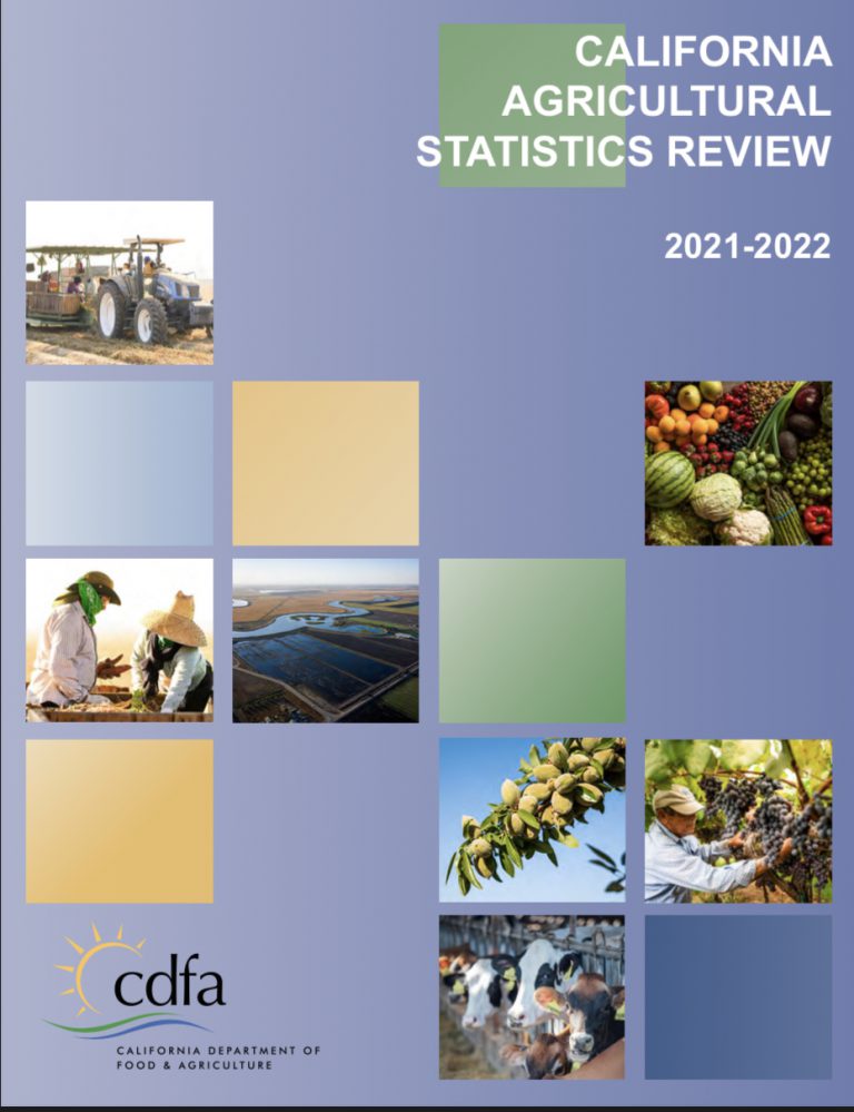 CDFA releases annual ag stats report CDFA's Planting Seeds BlogCDFA's