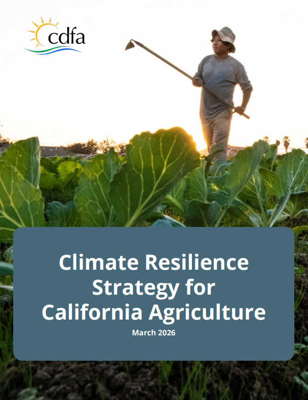 Climate Resilience Strategy for California Agriculture - cover