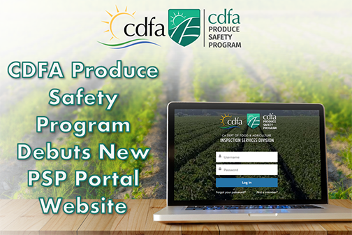 CDFA Produce Safety Program debuts new farm data website - CDFA's ...